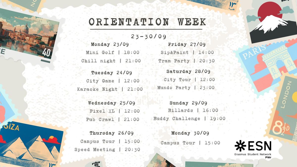 Orientation Week | Winter 2024