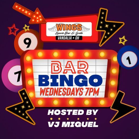 Bar Bingo With VJ Miguel!!, Wings Sports Bar and Grille, Dayton, 8