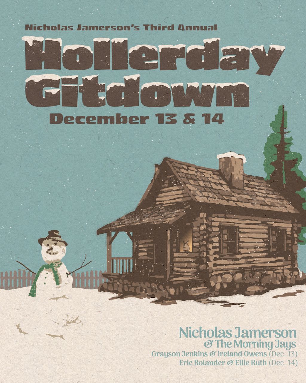 Hollerday Gitdown with Nicholas Jamerson & the Morning Jays: Night 1 (Indoor Show) 