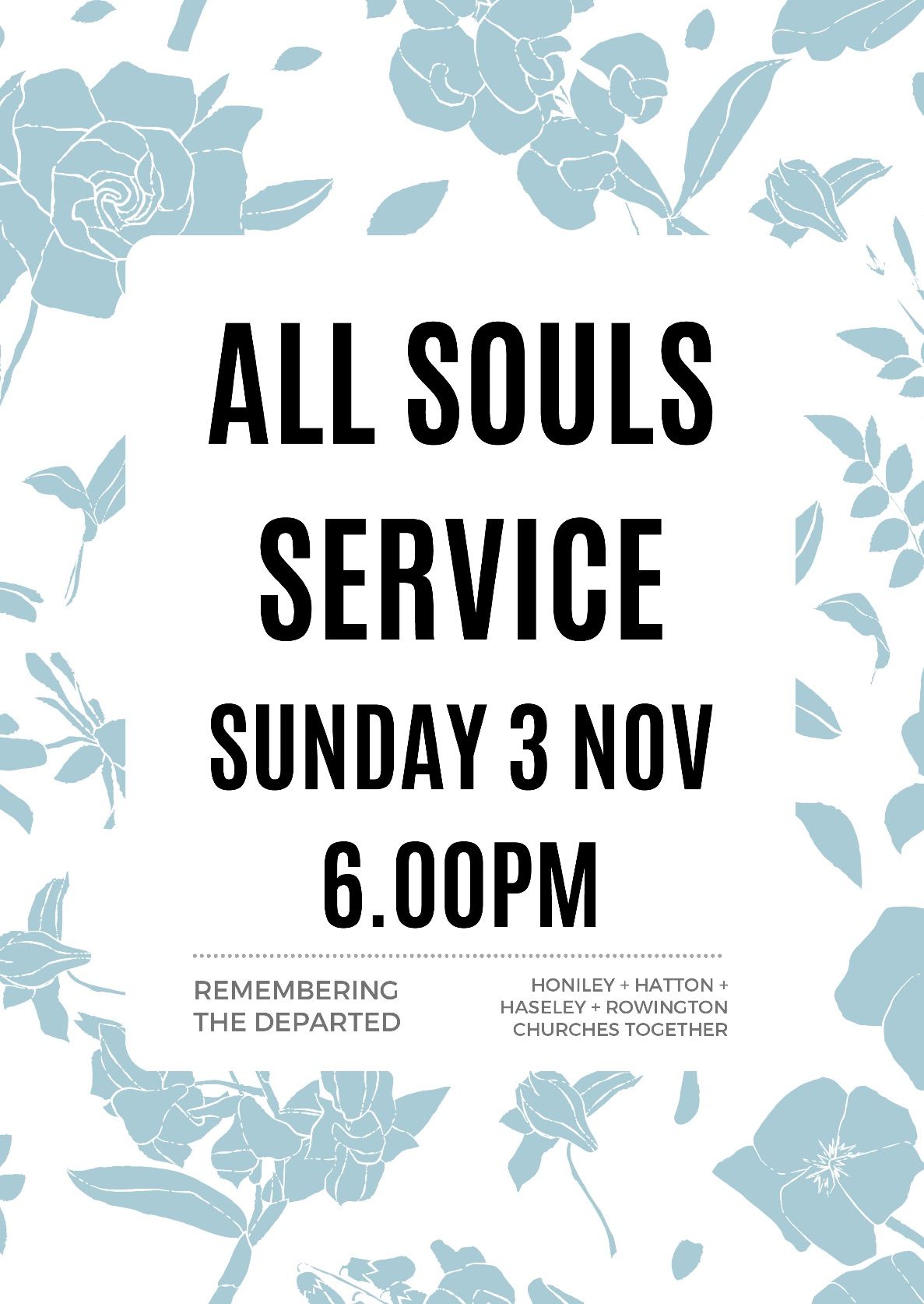 All Souls - A Service remembering our departed