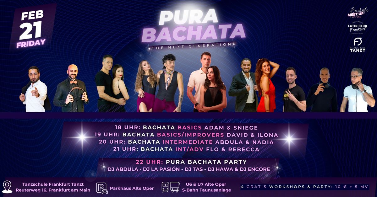 \u2605 PURA BACHATA \u2605 FRANKFURT!