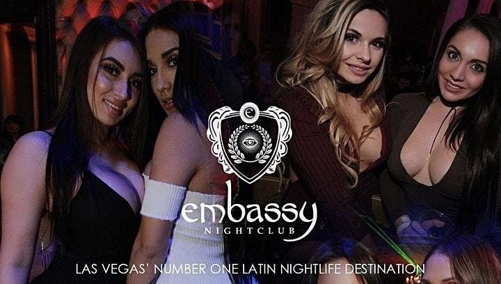 6.4 Hiphop & Latin Night Party @ Embassy Nightclub Lounge Las Vegas