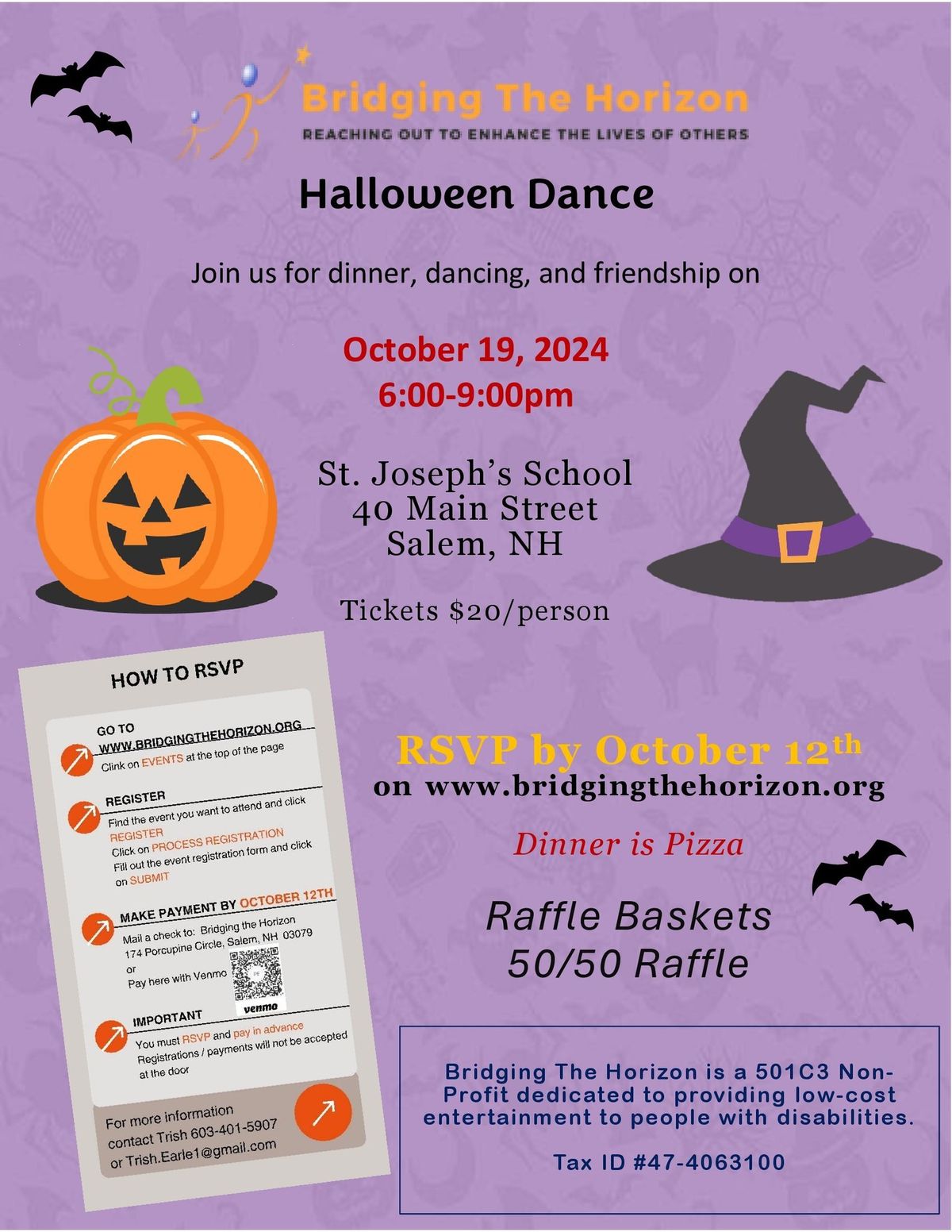 Bridging the Horizon's Annual HALLOWEEN DANCE