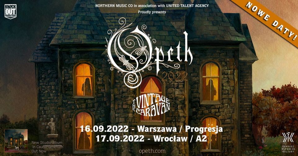 Opeth + The Vintage Caravan \/ 16 IX \/ Warszawa