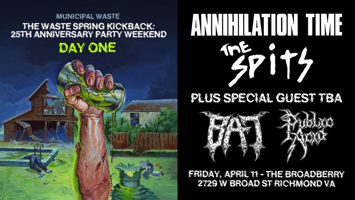 The WASTE Spring Kickback: 25th Anniversary Party at The Broadberry 4\/11\/25