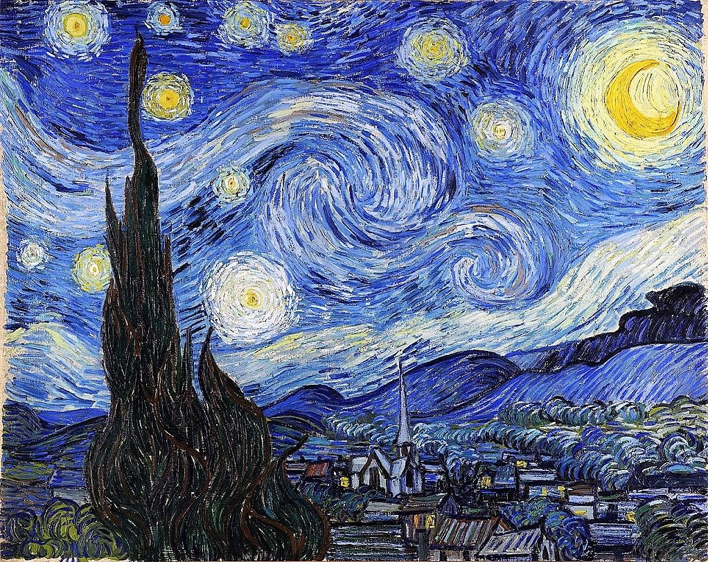 Fri 24 May " Starry Night" by Vincent Van Gogh 6.30pm
