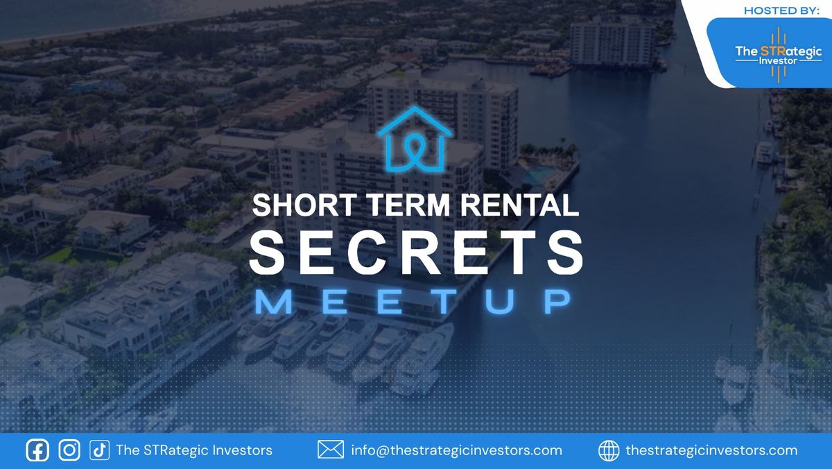 The STRategic Investor Delray Beach - October Short Term Rental Meetup 10\/8