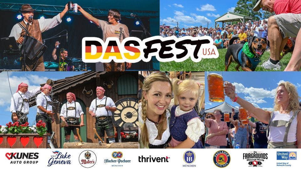 DAS Fest USA - German Festival! FREE Admission! Elkhorn, WI