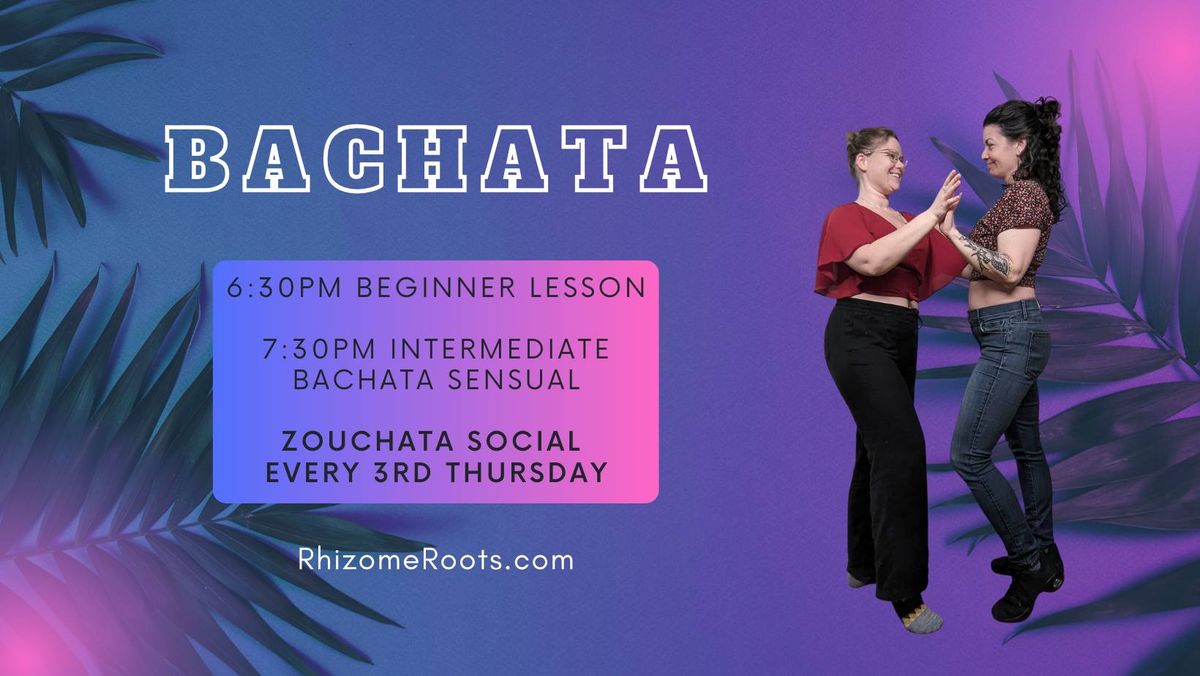 Bachata 4-week series (Social Every 3rd Thurs\/Month)