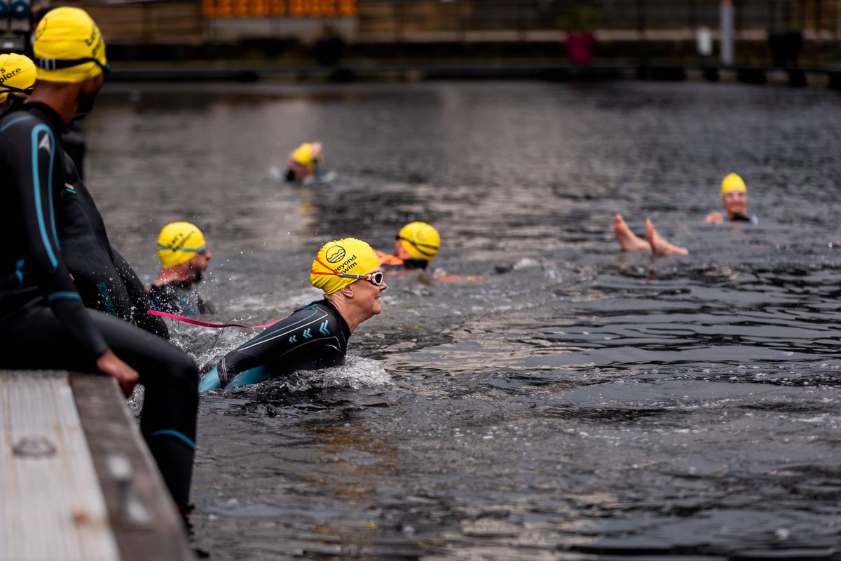 Open Water Swimming - Leeds Dock