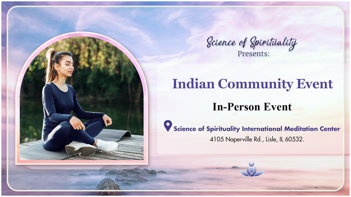 Power of Meditation and Gratitude - Indian Community Event