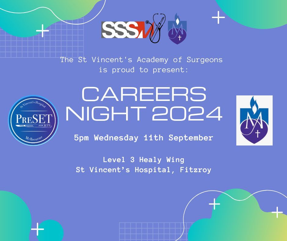 SVAS Presents: St Vincent's Surgical Careers Night