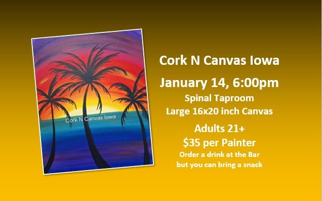 Spinal Taproom -Tropical 4- Cork N Canvas Iowa