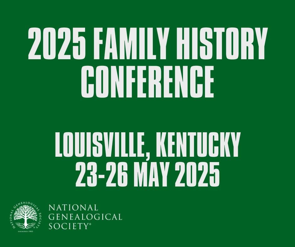 NGS 2025 Family History Conference