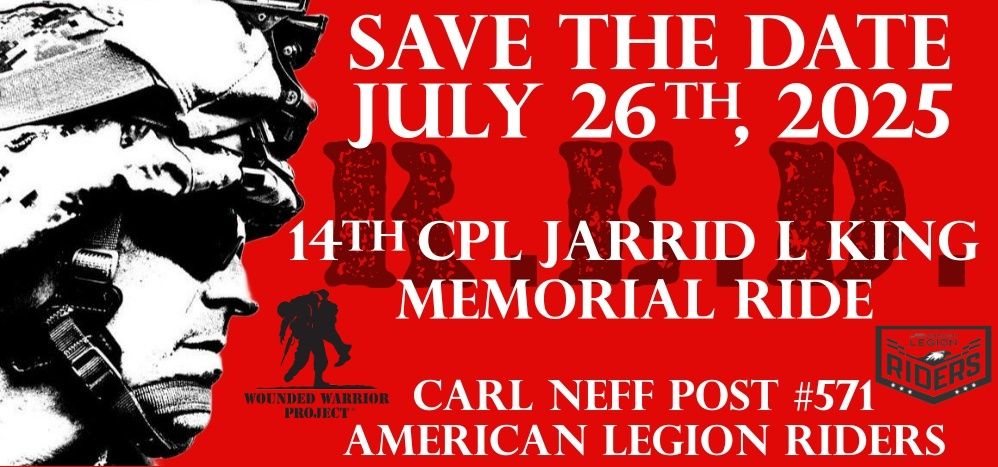 14th Annual Cpl Jarrid L King Memorial Ride