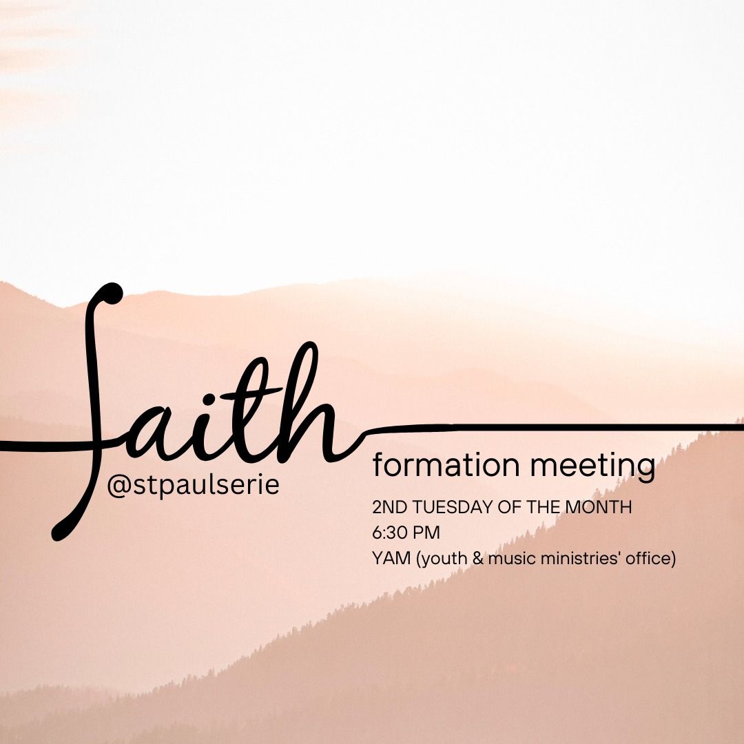 Faith Formation Meeting