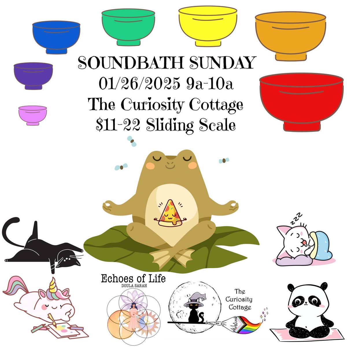 SOUNDBATH SUNDAY @ The Curiosity Cottage