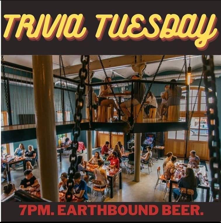 Tuesday Trivia at Earthbound Brewing