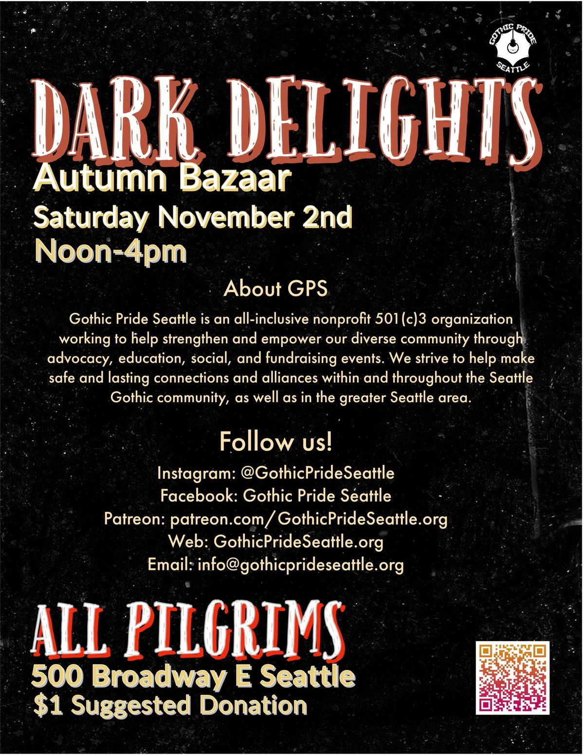 Dark Delights Autumn Bazaar