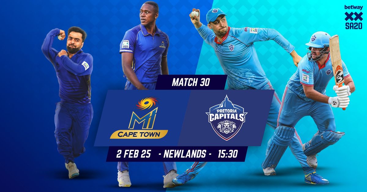 MI Cape Town vs Pretoria Capitals