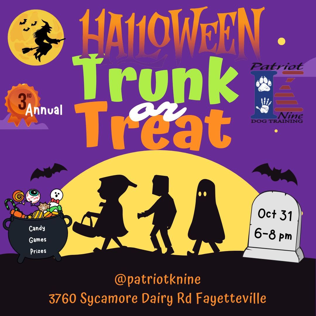 3rd Annual Trunk or Treat