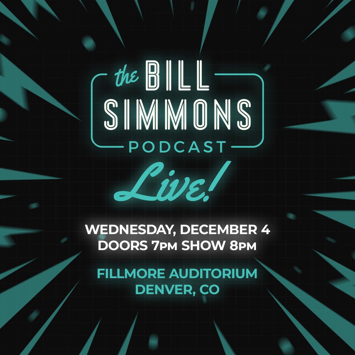 The Bill Simmons Podcast LIVE