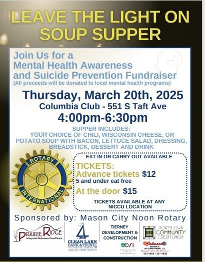 Leave the Light On - Rotary Soup Supper