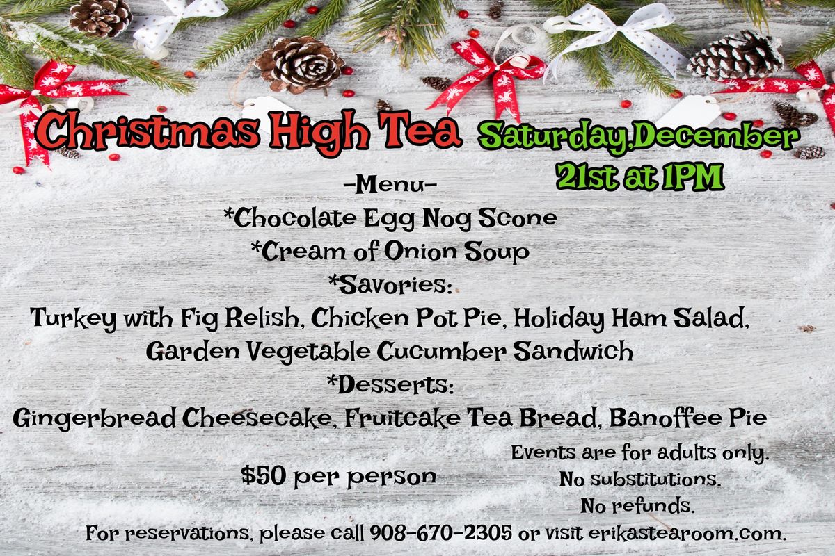 Christmas High Tea