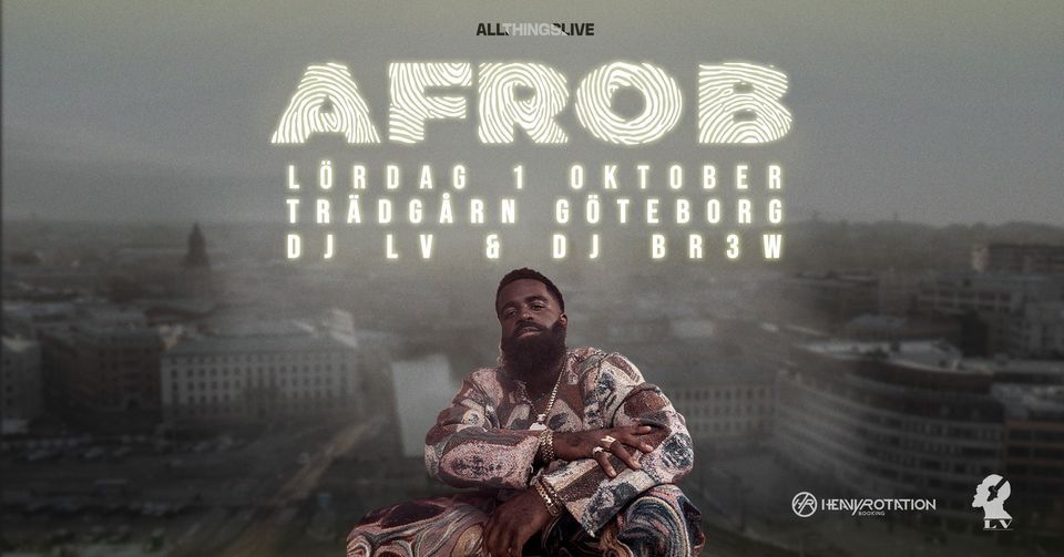 Afro B (Live) - Tr\u00e4dg\u00e5rn - L\u00d6RDAG 1 OKTOBER