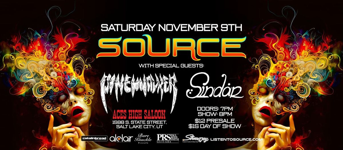 Source \/ Pinewalker \/ Sindar in SLC at Aces High Saturday November 9th