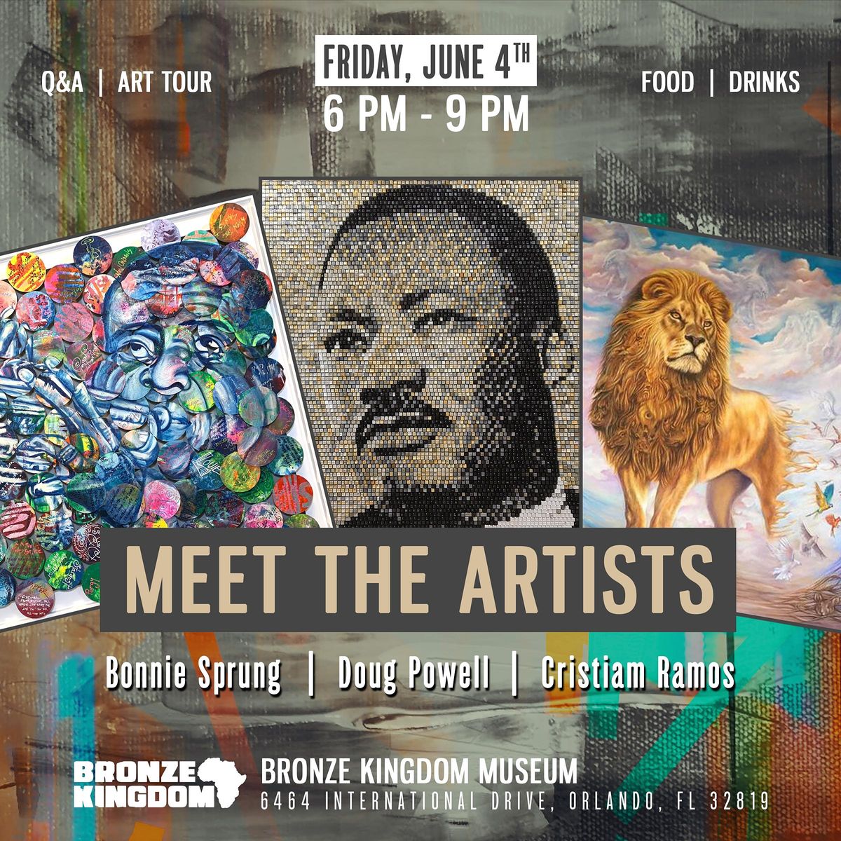 MEET THE ARTISTS: Bonnie Sprung, Doug Powell, & Cristiam Ramos