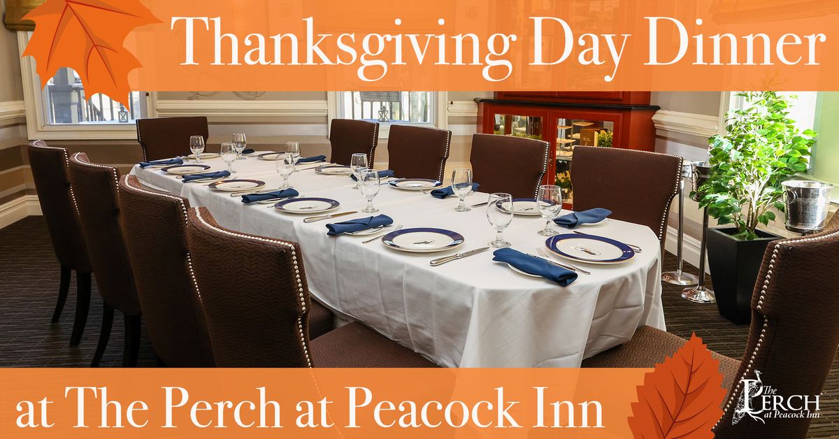 Thanksgiving feast at The Perch at the Peacock Inn