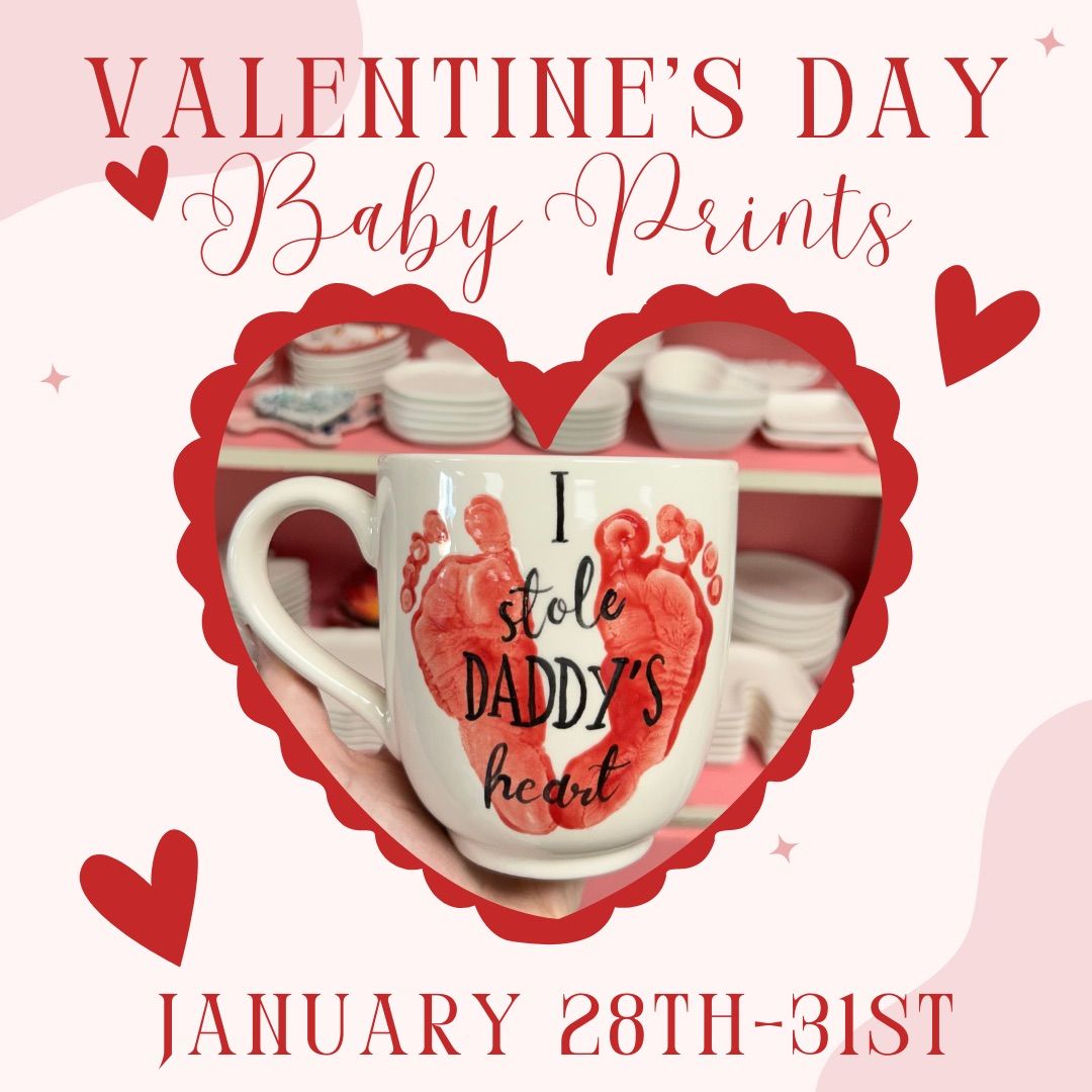 Walk in Valentine\u2019s Day Baby Prints