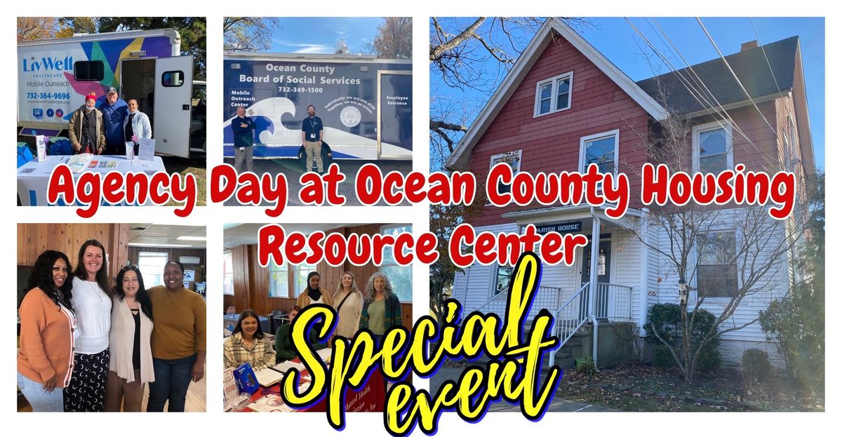 Agency Day with MOBILE SHOWERS and FREE HAIRCUTS at the Ocean County Housing Resource Center 