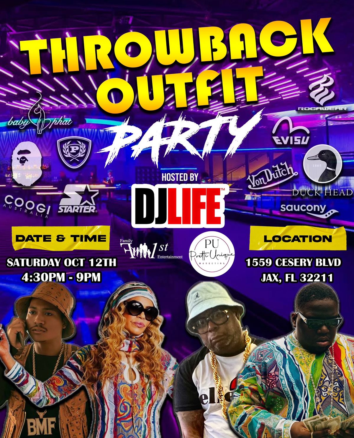 Throwback Outfit Day Party 