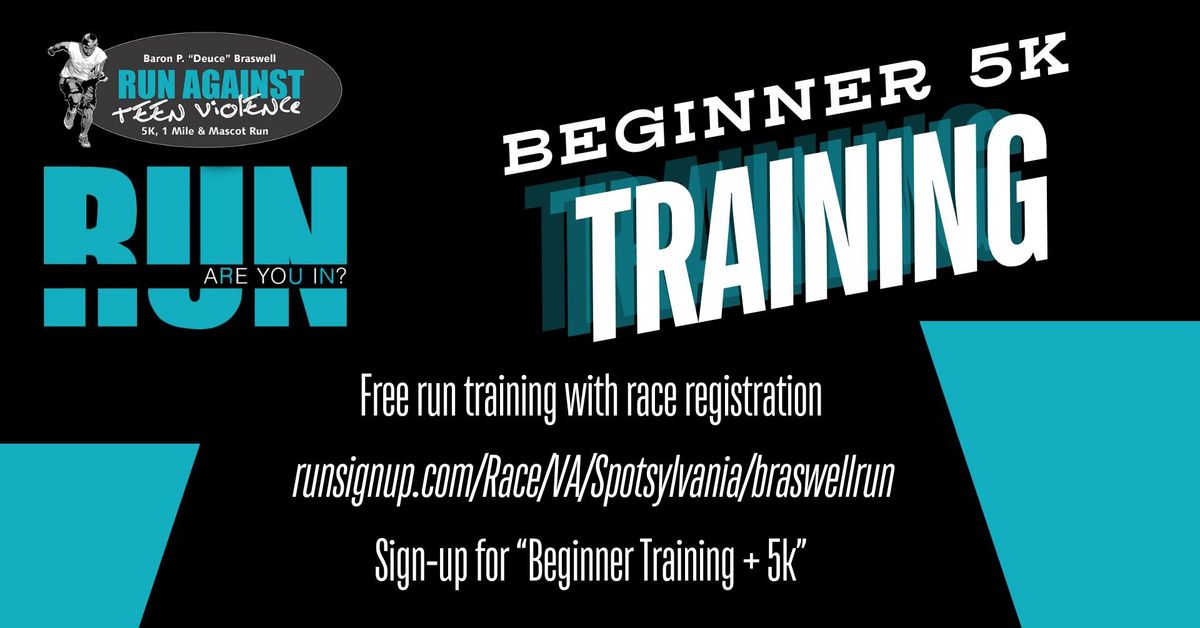 Beginner 5k Training - aRe yoU iN?