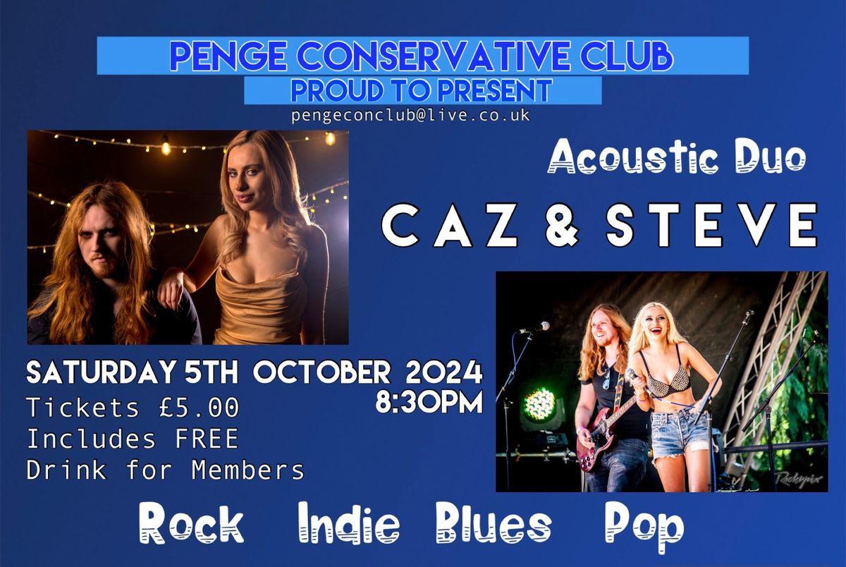 Acoustic Duo - Caz & Steve