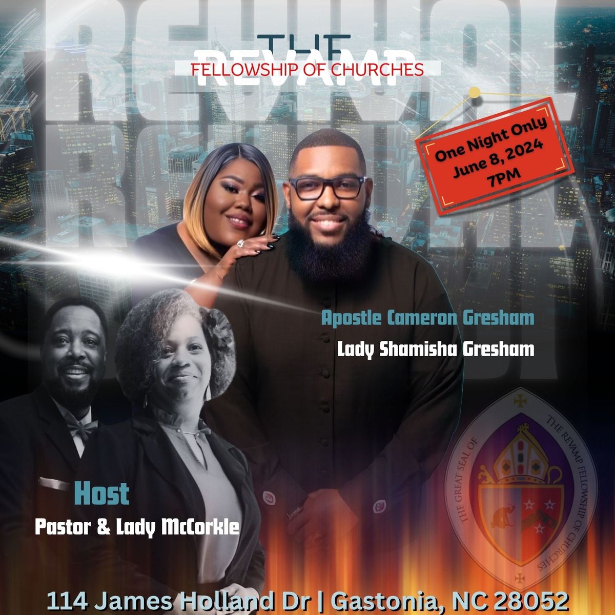 One Night Only! Revamp Fellowship of Churches