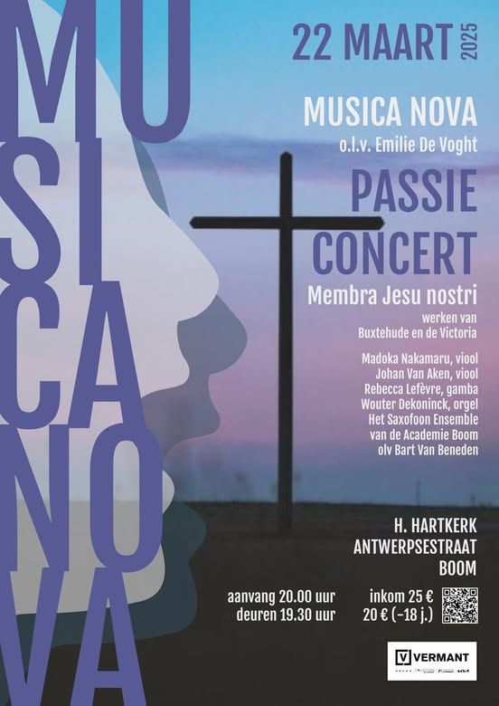 Passieconcert Musica Nova: Membra Jesu Nostri - Buxtehude