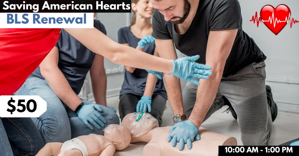 AHA BLS Renewal Course October 15, 2024. 