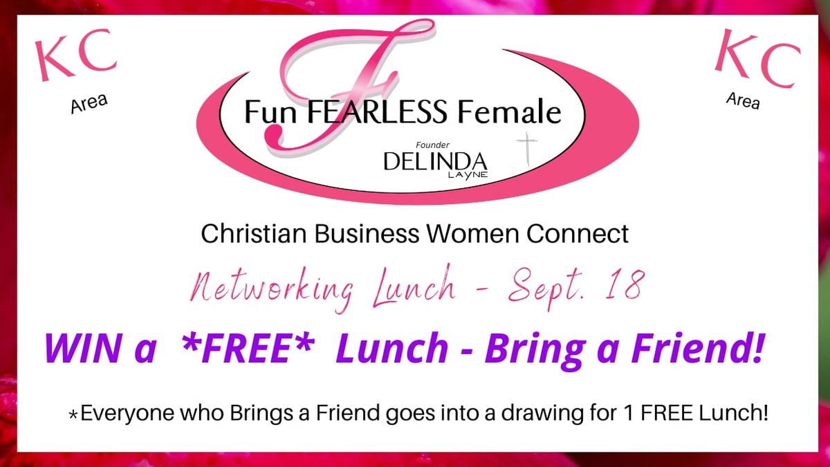 KC Christian Women Connect Luncheon - Sept 18