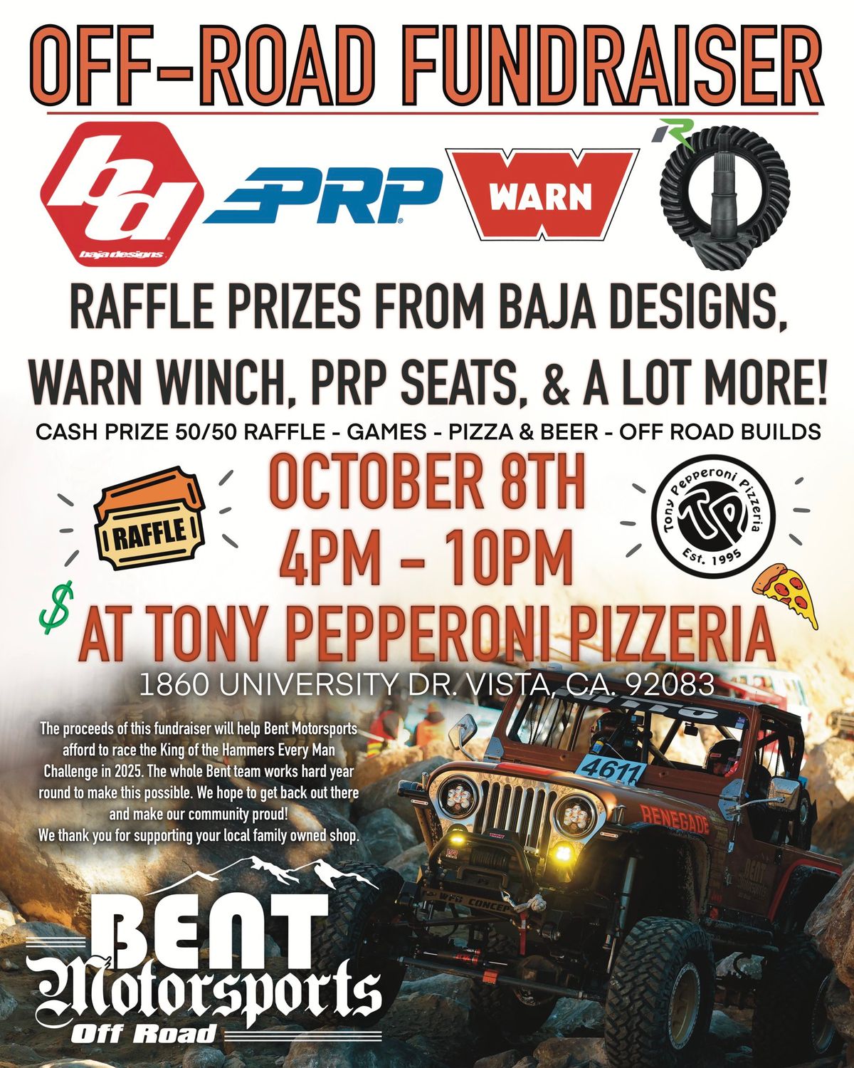 OFF-ROAD RAFFLE