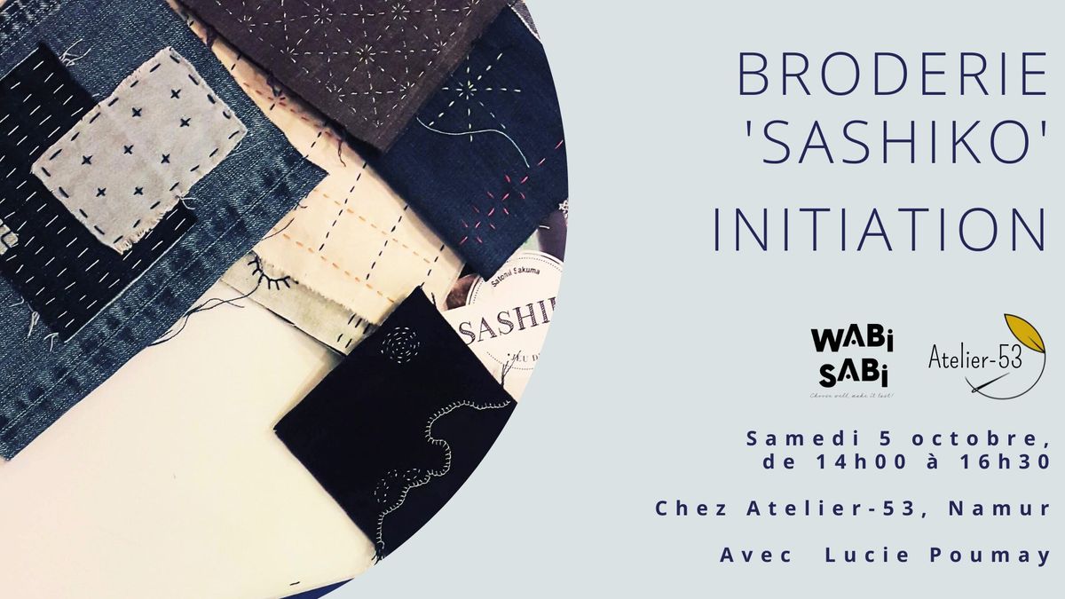 Atelier | Broderie "Sashiko" : initiation