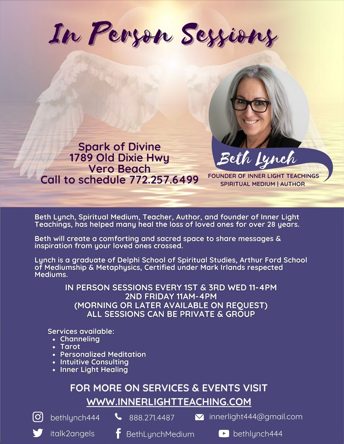 Private Readings with Spiritual Medium Beth Lynch