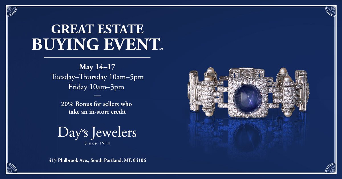 South Portland Day's Jewelers Jules Estate Buying Event