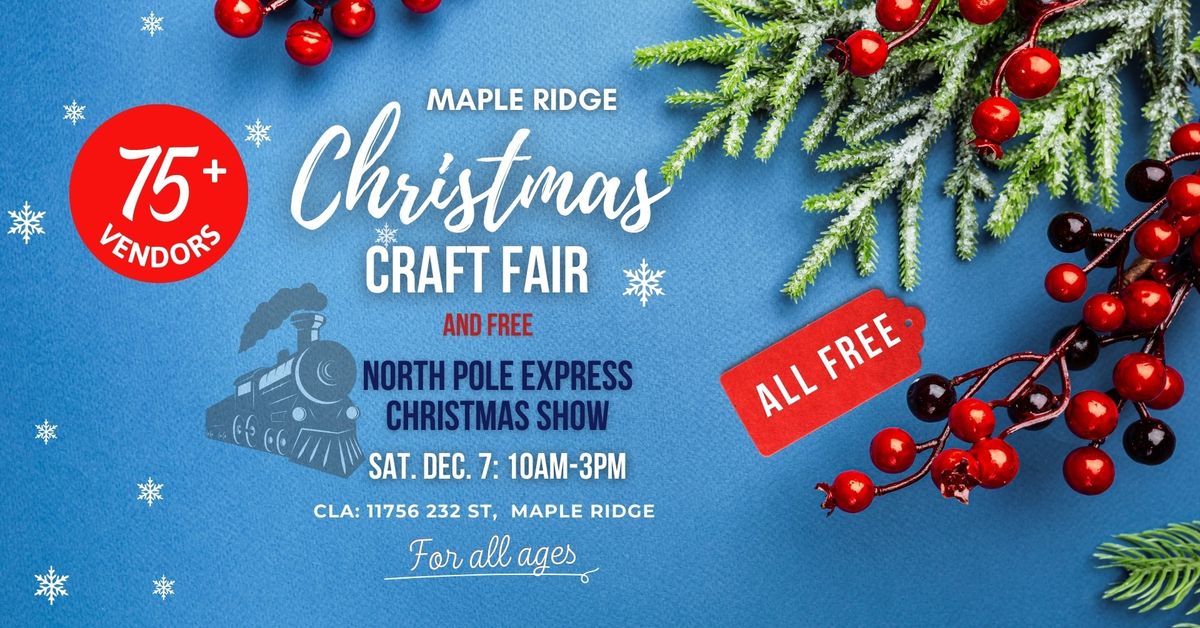 Maple Ridge Christmas Craft Fair 2024