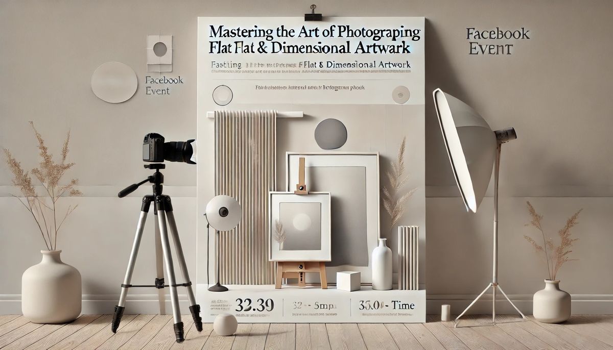 Mastering the Art of Photographing Flat & Dimensional Artwork 