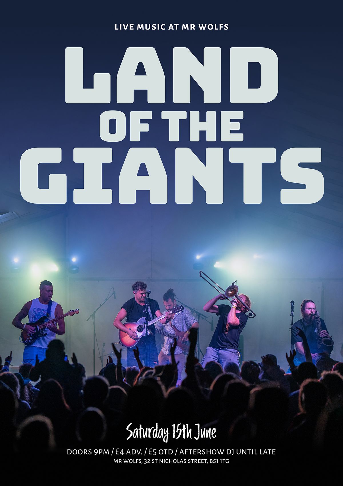 Land of the Giants @ Mr Wolf's, Bristol - Saturday 15 June