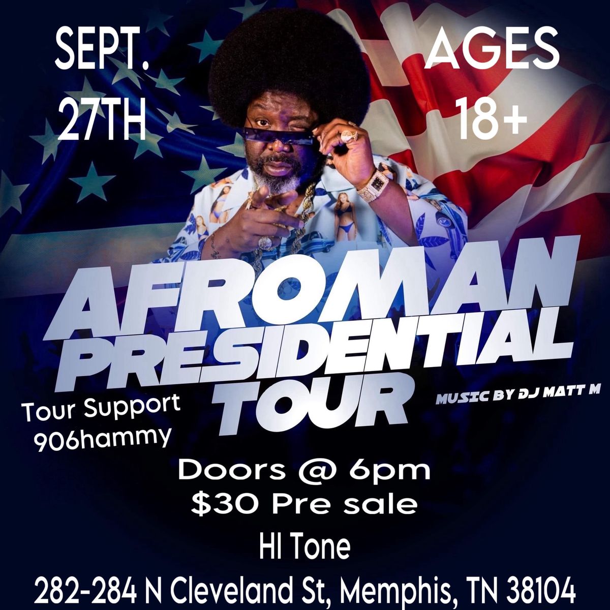 Afroman Live In Memphis, TN (Rescheduled for 12\/4)