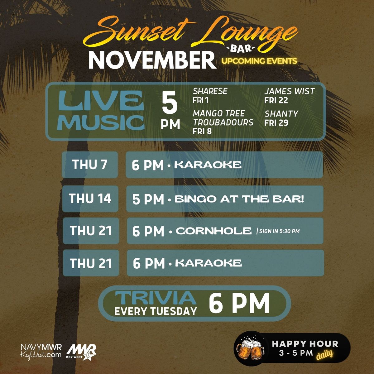 James Wist LIVE at Sunset Lounge Bar